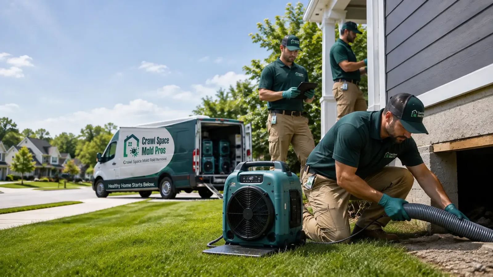 Crawl Space Mold Removal in Oroville, CA